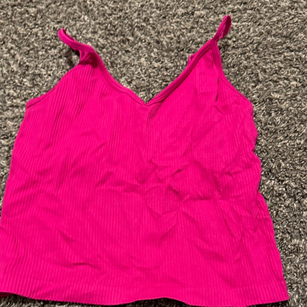 Vibrant Pink Women's Crop Top